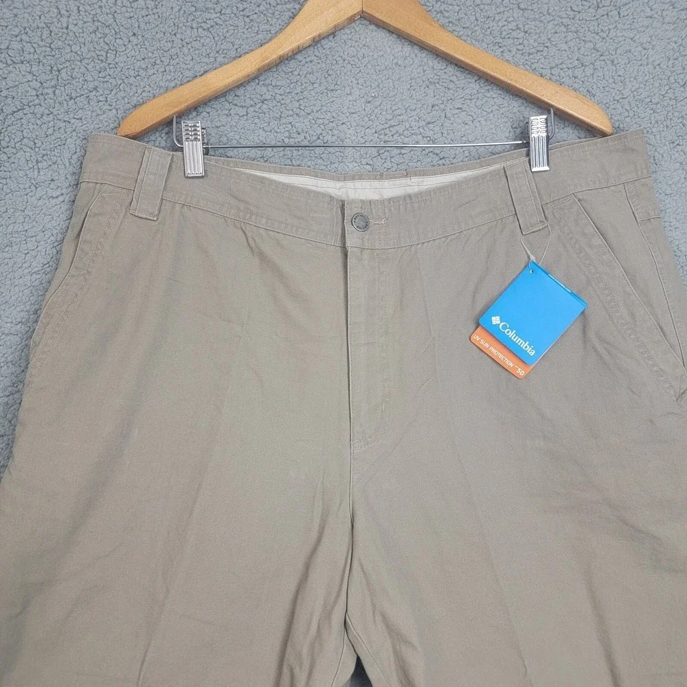 Columbia Shorts Men's Shorts Valley View Beige Khaki Size 42W‎ 11
